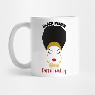 Black Women Glow Mug